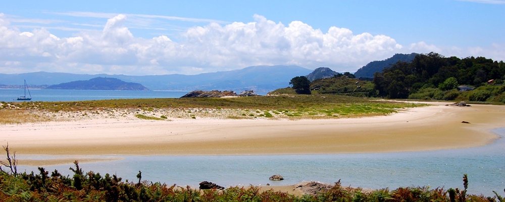 Paisaje en las Islas Cíes